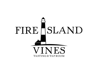FIRE ISLAND VINES & TASTING ROOM logo design by dibyo