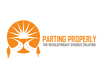PARTING PROPERLY logo design by czars