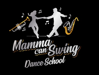 Mamma Can Swing-Dance School logo design by jaize