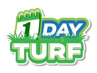 1 DAY TURF logo design by jaize