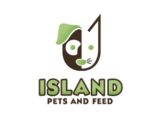 Island Pets and Feed, Inc. logo design by alxmihalcea