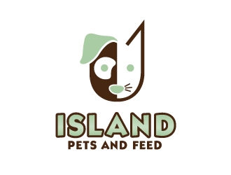 Island Pets and Feed, Inc. logo design by alxmihalcea