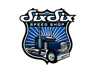Six Six Speed Shop logo design by daywalker