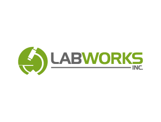 Lab Works Inc. logo design by denfransko