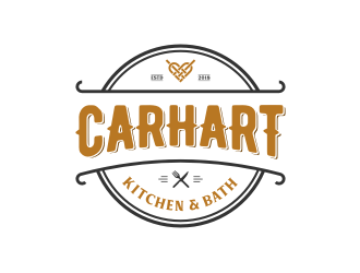 Carhart Kitchen & Bath logo design by Gravity