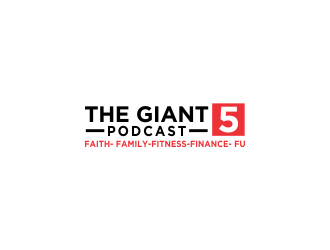 The Giant 5 Podcast logo design by akhi