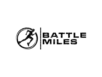 BATTLE MILES logo design by BlessedArt