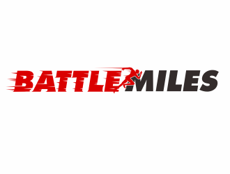 BATTLE MILES logo design by bosbejo