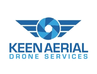 Keen Aerial Drone Services logo design by ElonStark