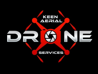 Keen Aerial Drone Services logo design by fawadyk