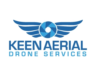 Keen Aerial Drone Services logo design by ElonStark