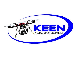Keen Aerial Drone Services logo design by KDesigns