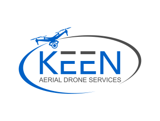 Keen Aerial Drone Services logo design by ingepro