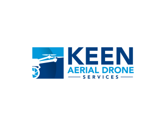 Keen Aerial Drone Services logo design by ingepro
