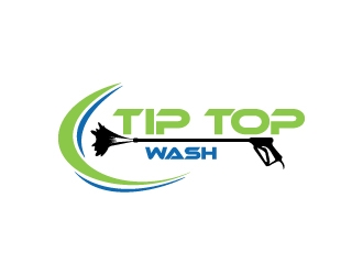 Tip Top Wash logo design by wongndeso