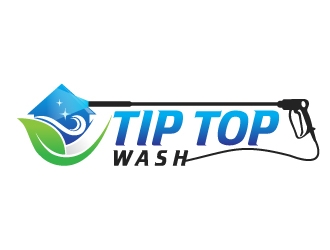 Tip Top Wash logo design by harshikagraphics