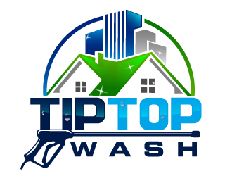 Tip Top Wash logo design by THOR_