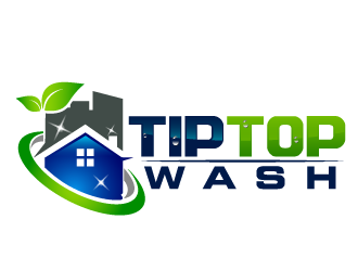 Tip Top Wash logo design by THOR_