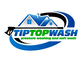 Tip Top Wash logo design by daywalker