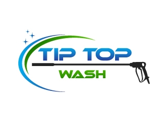 Tip Top Wash logo design by harshikagraphics