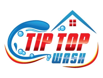 Tip Top Wash logo design by Suvendu