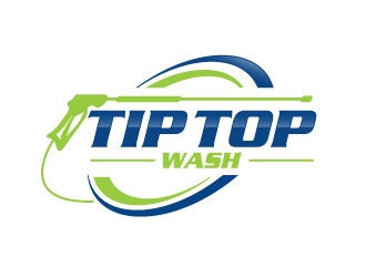 Tip Top Wash logo design by labo