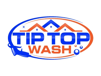 Tip Top Wash logo design by Suvendu