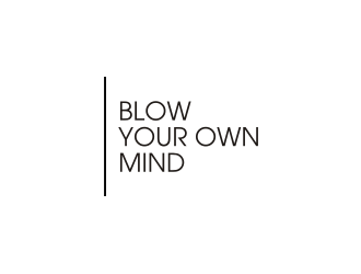 Blow Your Own Mind logo design by Landung