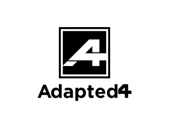 Adapted4 logo design by BlessedArt