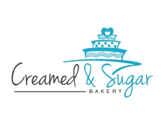Creamed & Sugar Bakery logo design by shravya