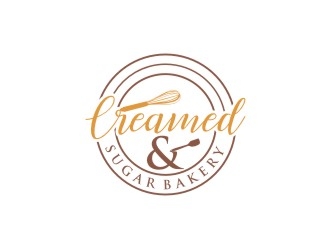 Creamed & Sugar Bakery logo design by bricton