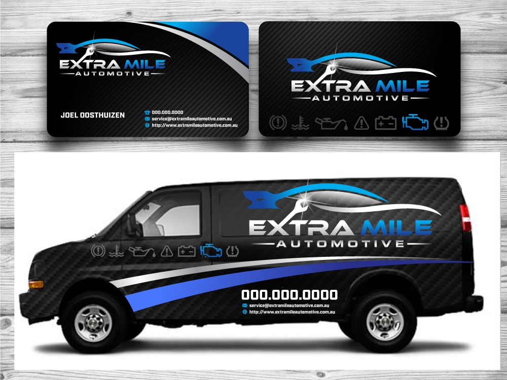 Extra Mile Automotive logo design by jaize