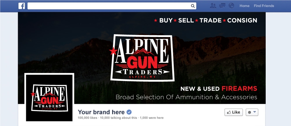 Alpine Gun Traders, AGT acronym logo design by Boomstudioz