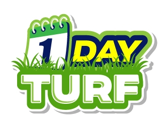 1 DAY TURF logo design by jaize