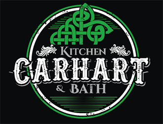 Carhart Kitchen & Bath logo design by coco