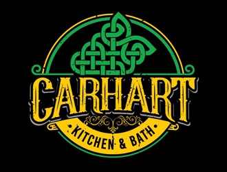 Carhart Kitchen & Bath logo design by DreamLogoDesign