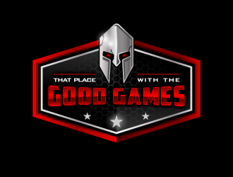 That Place With The Good Games logo design by pencilhand