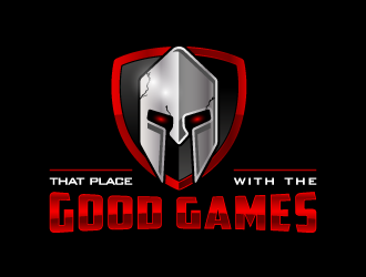 That Place With The Good Games logo design by pencilhand