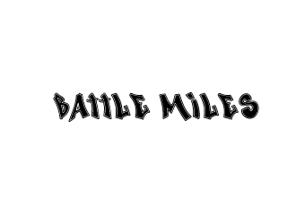 BATTLE MILES logo design by Webphixo