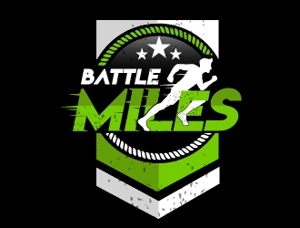 BATTLE MILES logo design by Suvendu