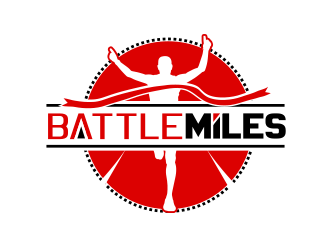 BATTLE MILES logo design by BeDesign