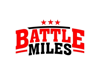BATTLE MILES logo design by MarkindDesign