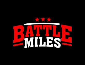 BATTLE MILES logo design by MarkindDesign