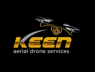 Keen Aerial Drone Services logo design by limo
