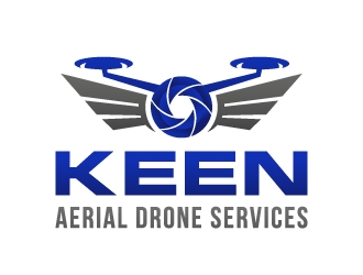 Keen Aerial Drone Services logo design by akilis13