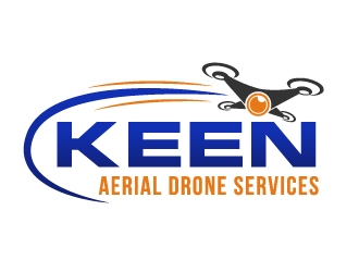 Keen Aerial Drone Services logo design by akilis13