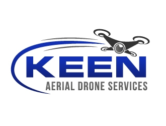 Keen Aerial Drone Services logo design by akilis13