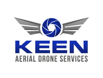 Keen Aerial Drone Services logo design by akilis13