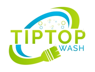 Tip Top Wash logo design by Maddywk