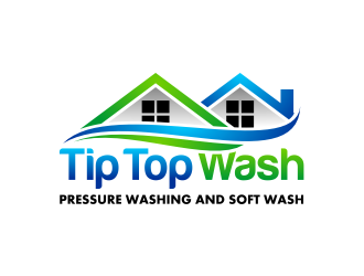Tip Top Wash logo design by cintoko